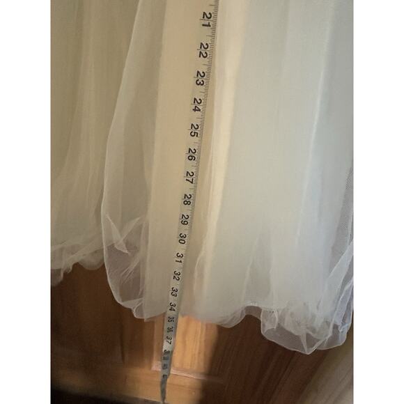 New flower girl dress David’s bridal girls formal 12 Tule Pearl Beautiful - Picture 9 of 11